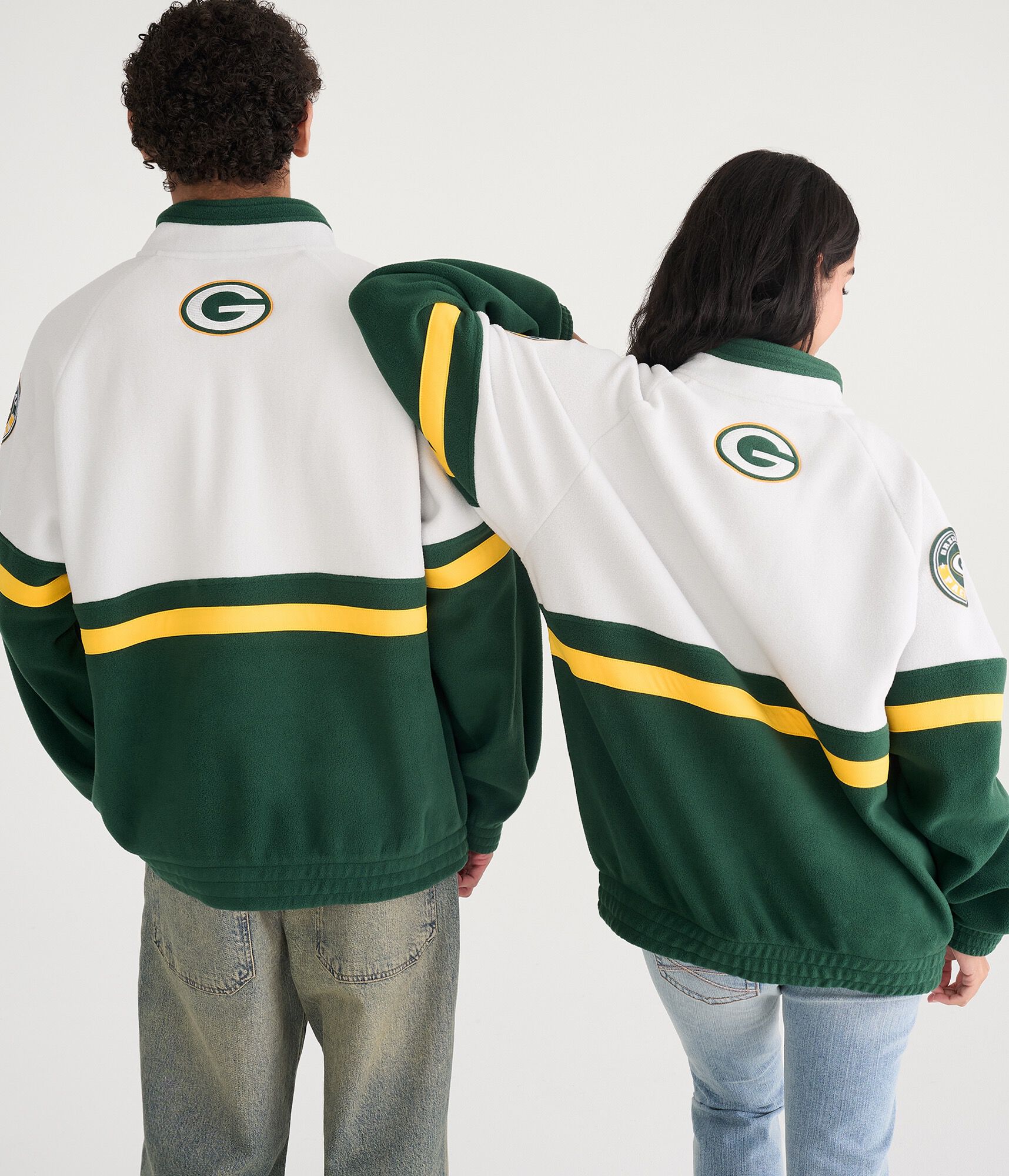Green Bay Packers Polar Fleece Half-Zip Sweatshirt