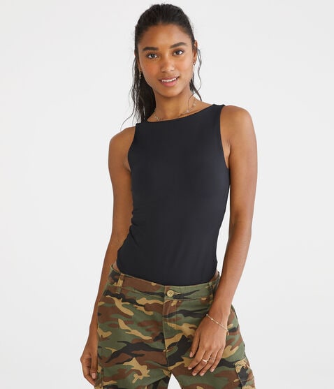 Seriously Soft Sculpt Boat-Neck Bodysuit Seriously Soft Sculpt Boat-Neck Bodysuit