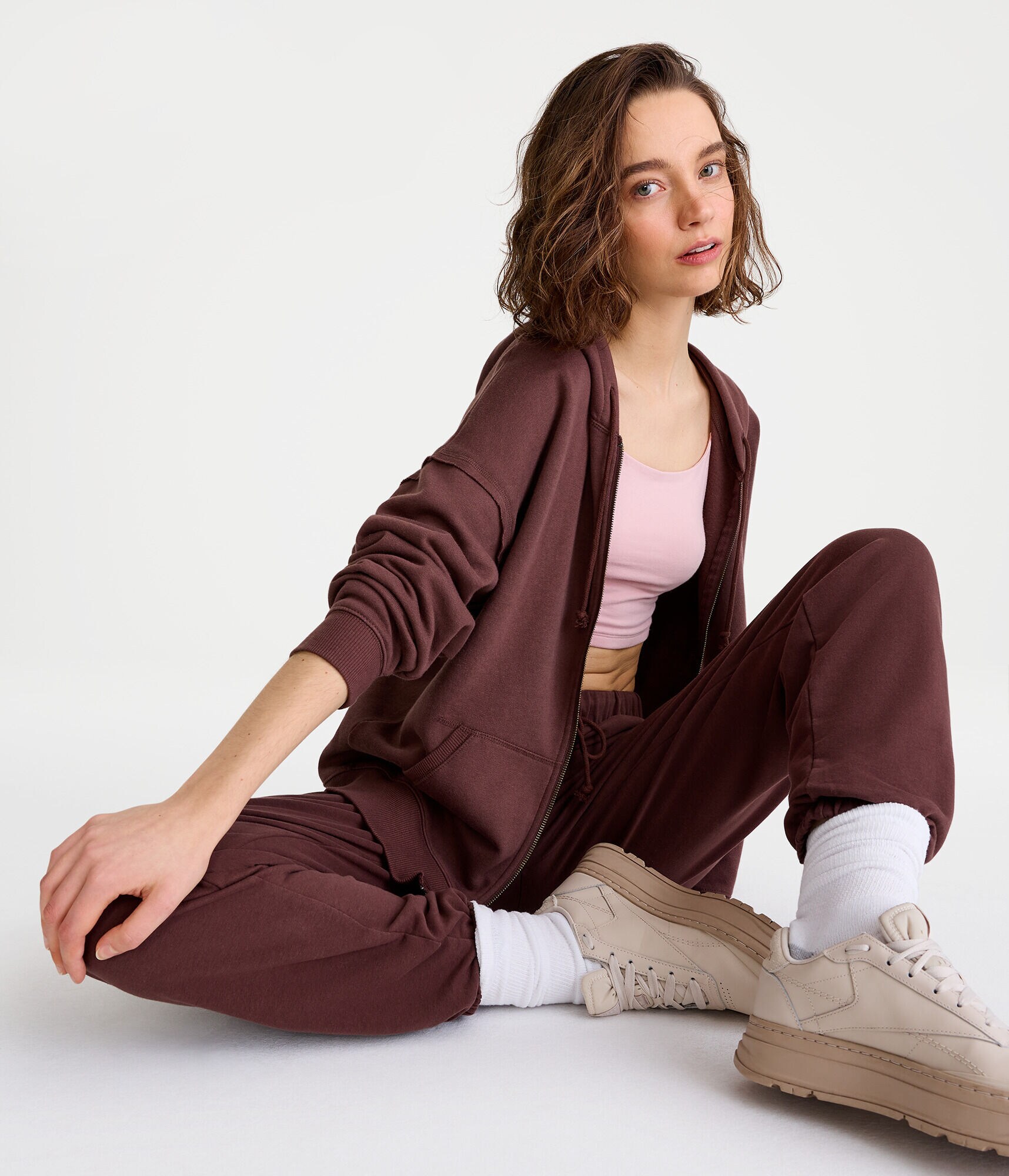 Oversized Full-Zip Hoodie