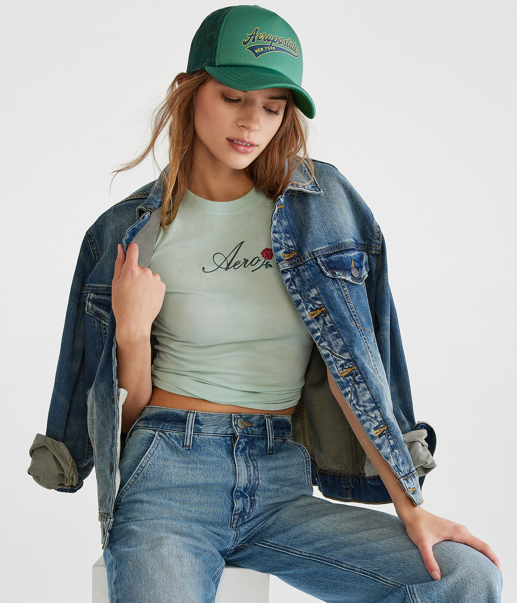 Aero Script Rose Graphic Tee