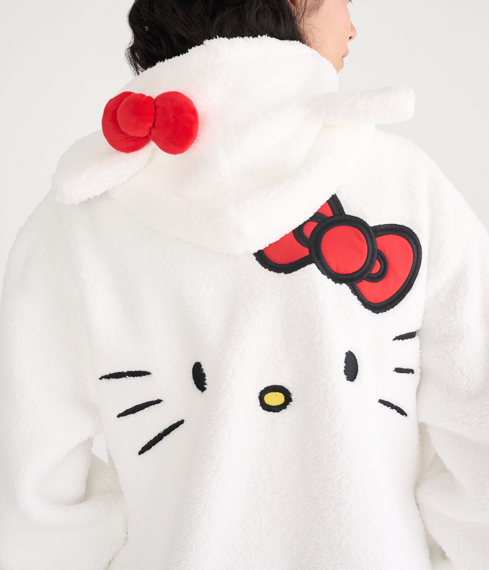 Hello Kitty Sherpa Fleece Full-Zip Hoodie