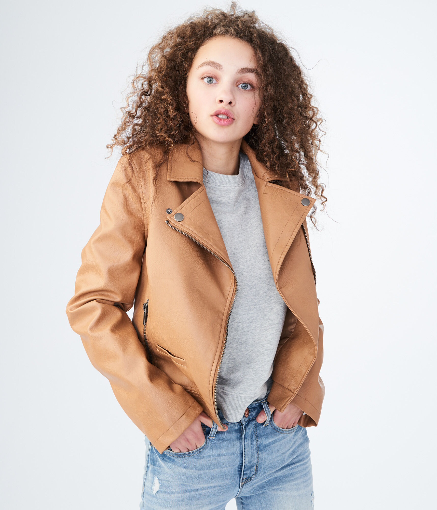 AEROPOSTALEレザージャケット Faux Leather Jacket