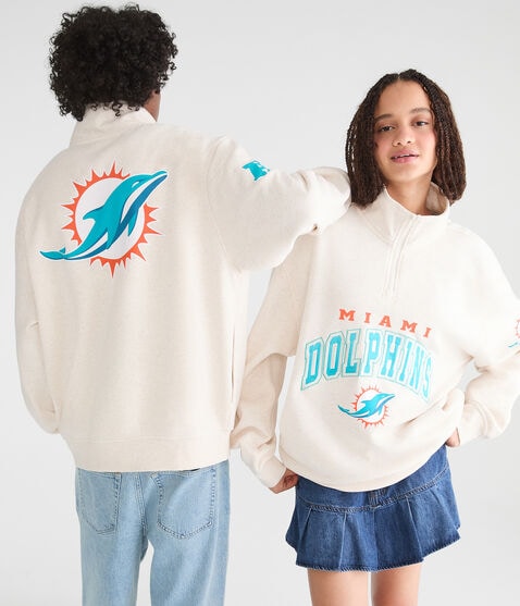 Miami Dolphins Quarter-Zip Sweatshirt Miami Dolphins Quarter-Zip Sweatshirt