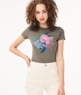 Multicolor Floral Graphic Tee