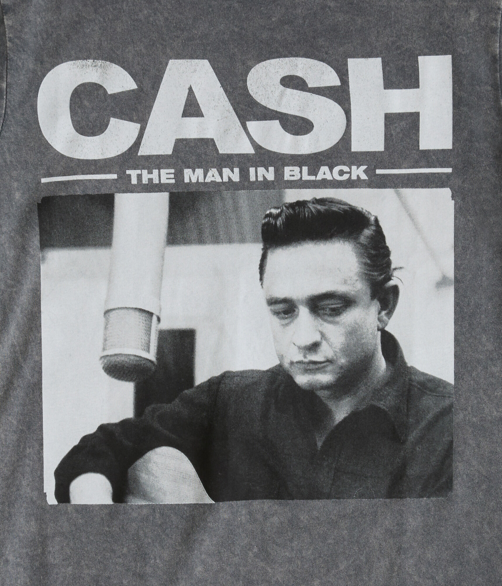 Johnny Cash The Man In Black Relaxed Graphic Tee