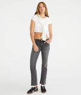 Mid-Rise Kick Flare Jean