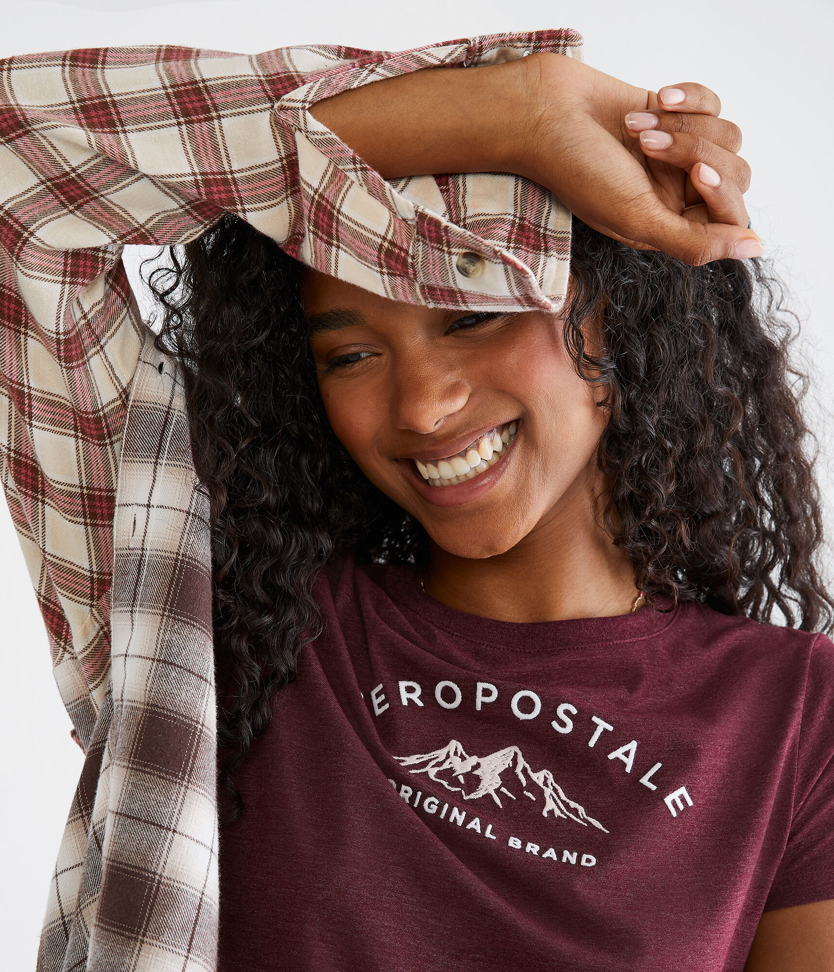 Aeropostale Arch Mountain Graphic Tee
