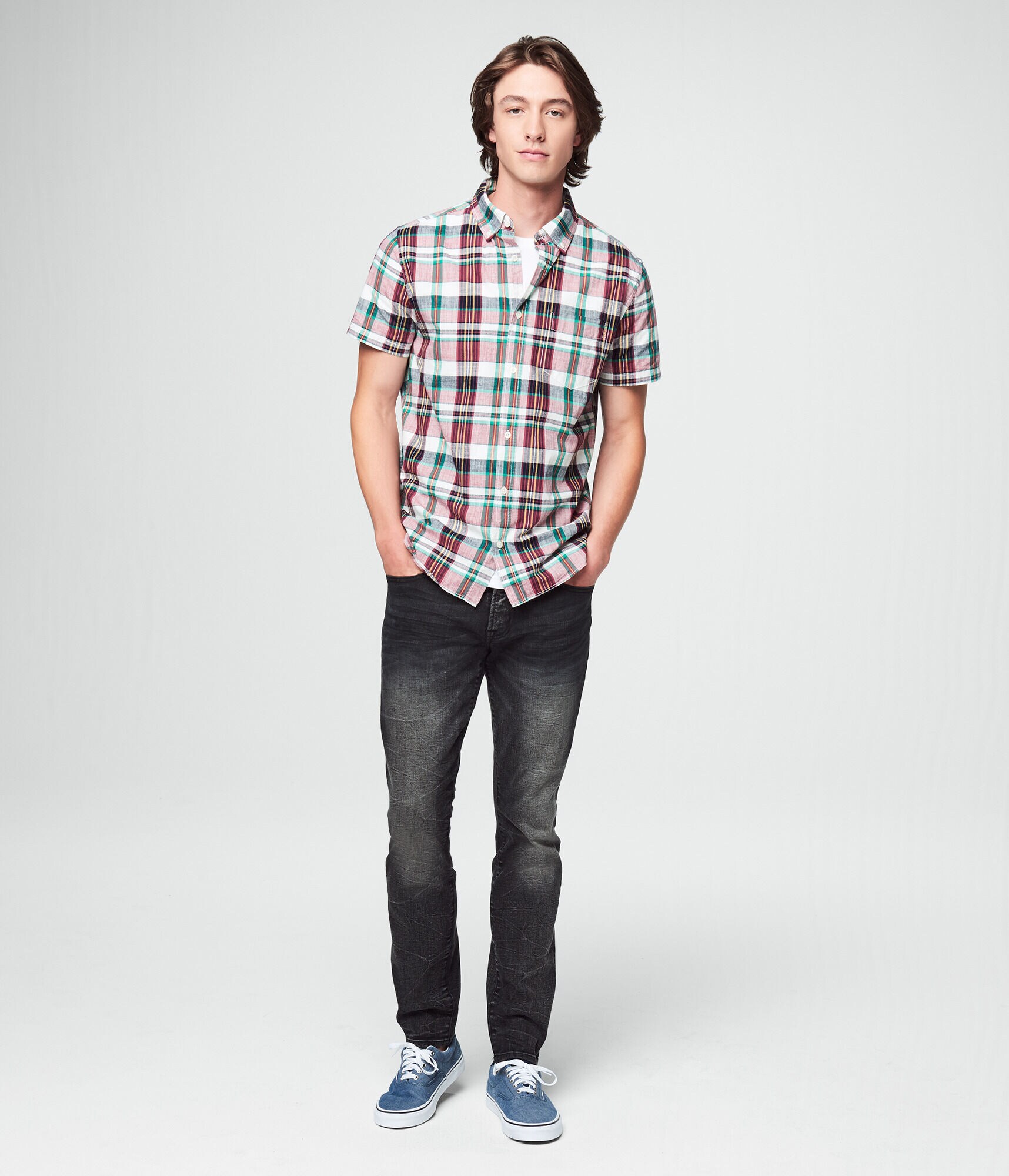Super Skinny Dark Grey Wash Stretch Jean