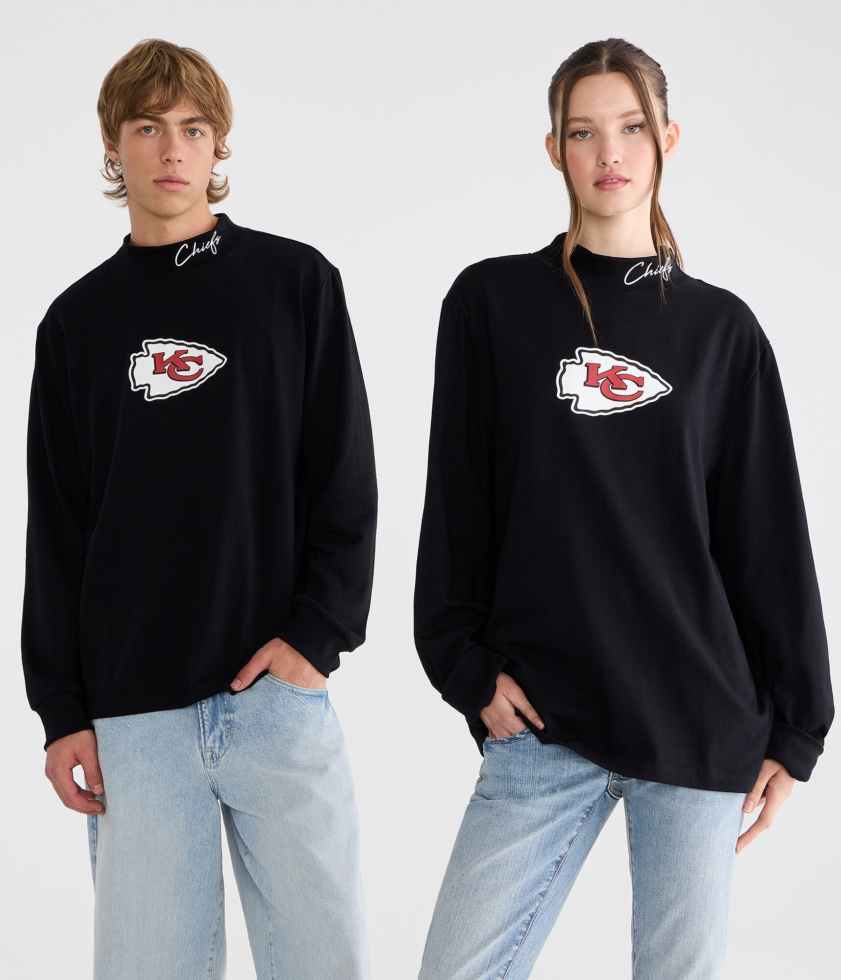 Long Sleeve Kansas City Chiefs Mock-Neck Tee