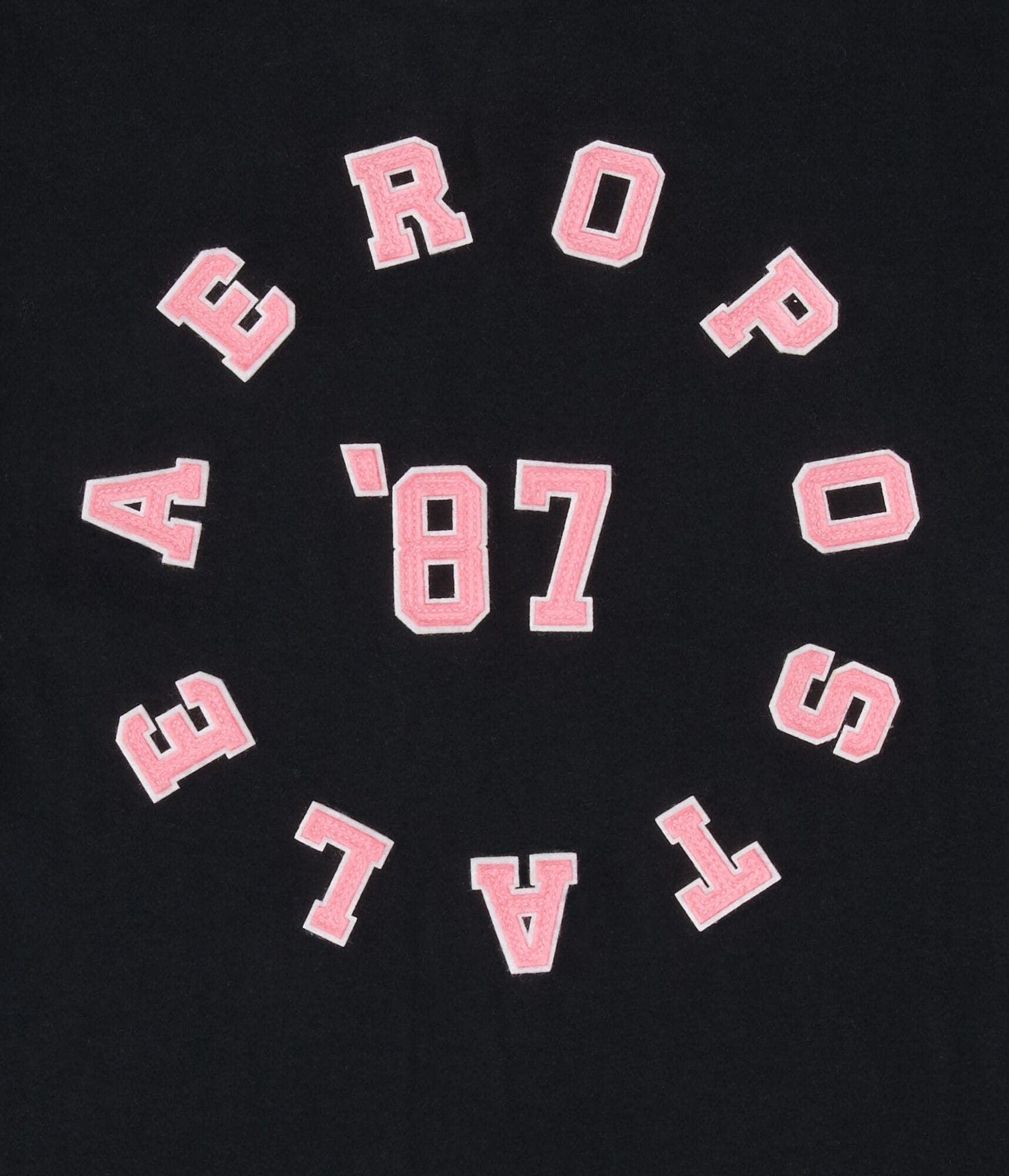 Aeropostale 87 Circle Appliqué Graphic Tee