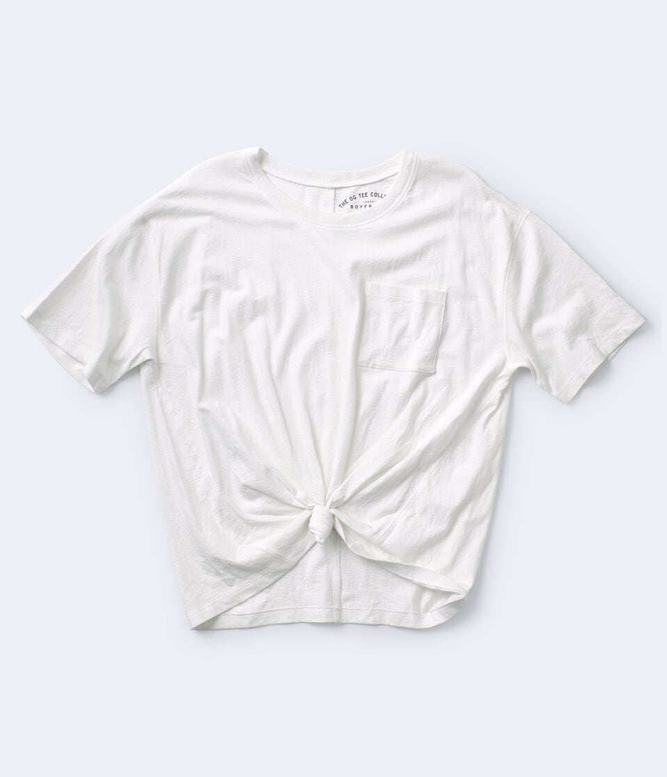 Solid Pocket Boyfriend Tee