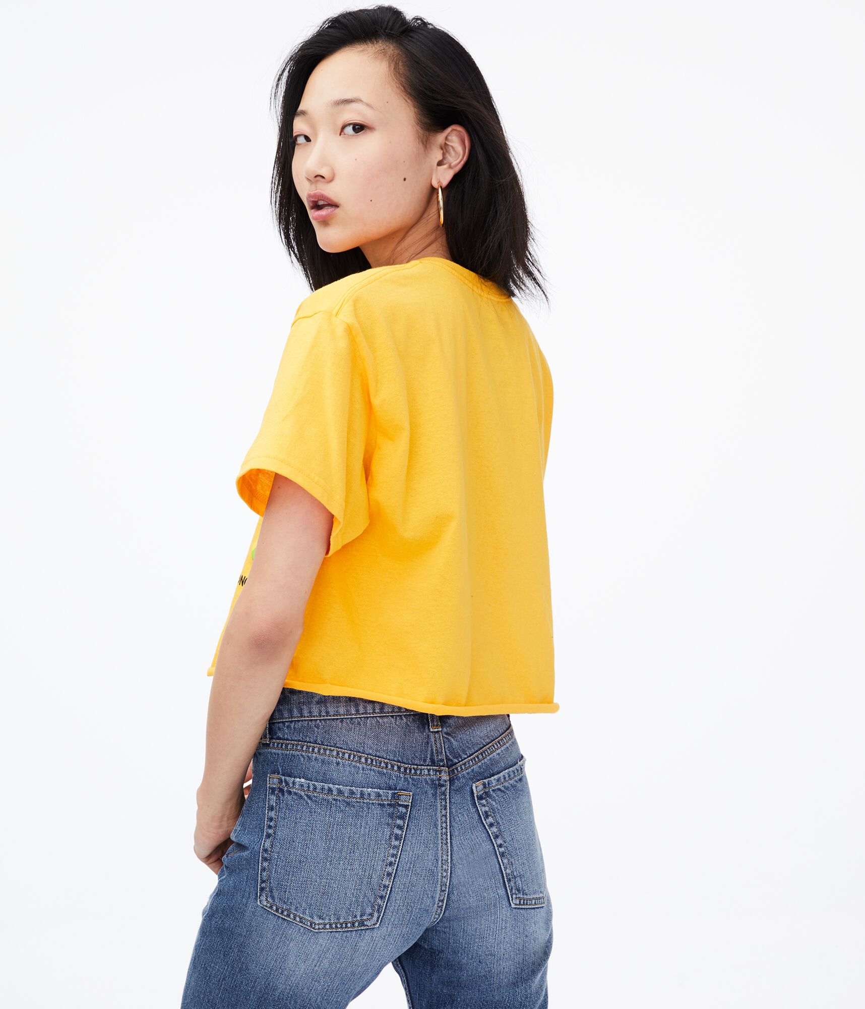 Polaroid Take A Picture Cropped Graphic Tee