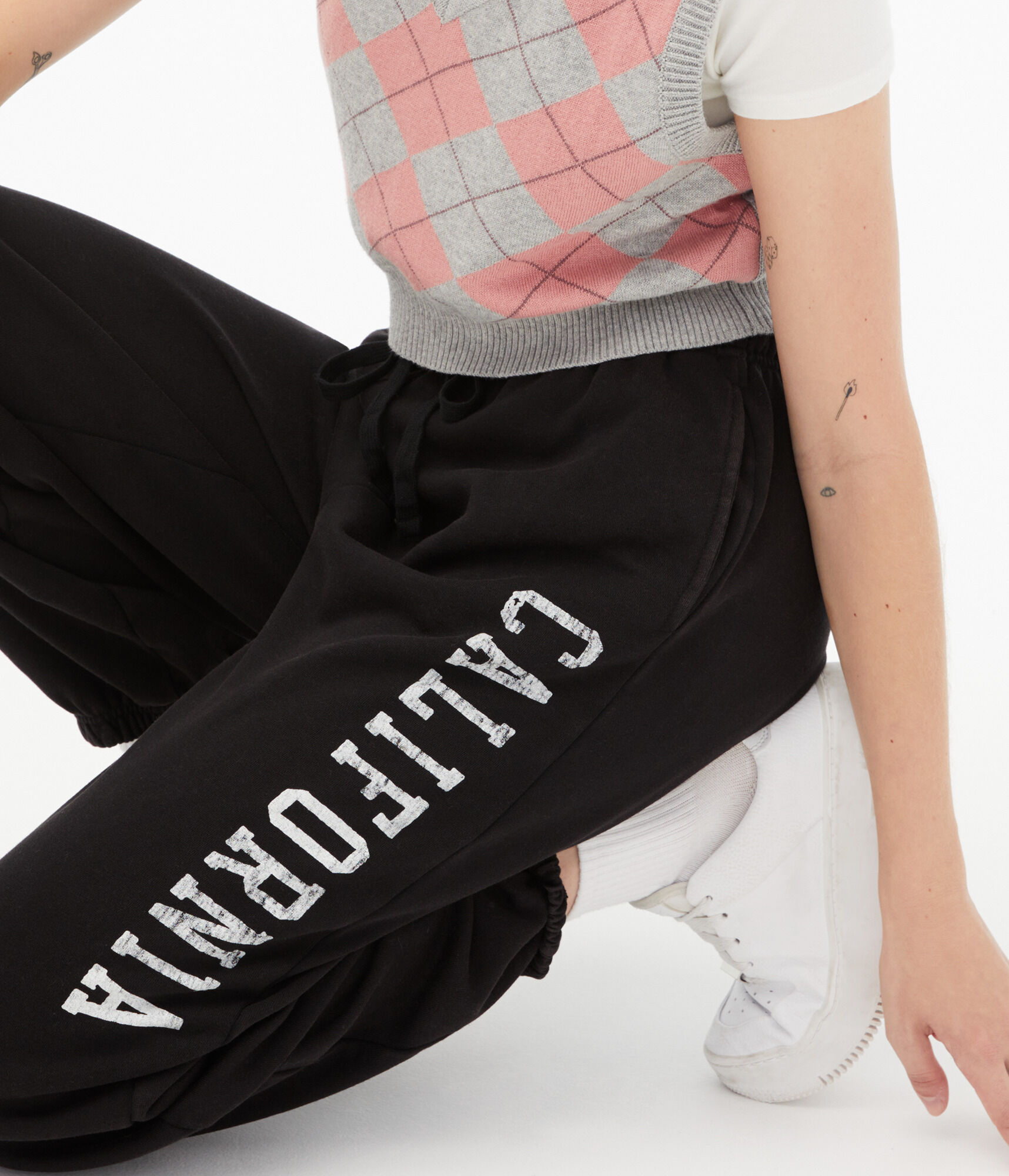 California Baggy High-Rise Cinched Sweatpants
