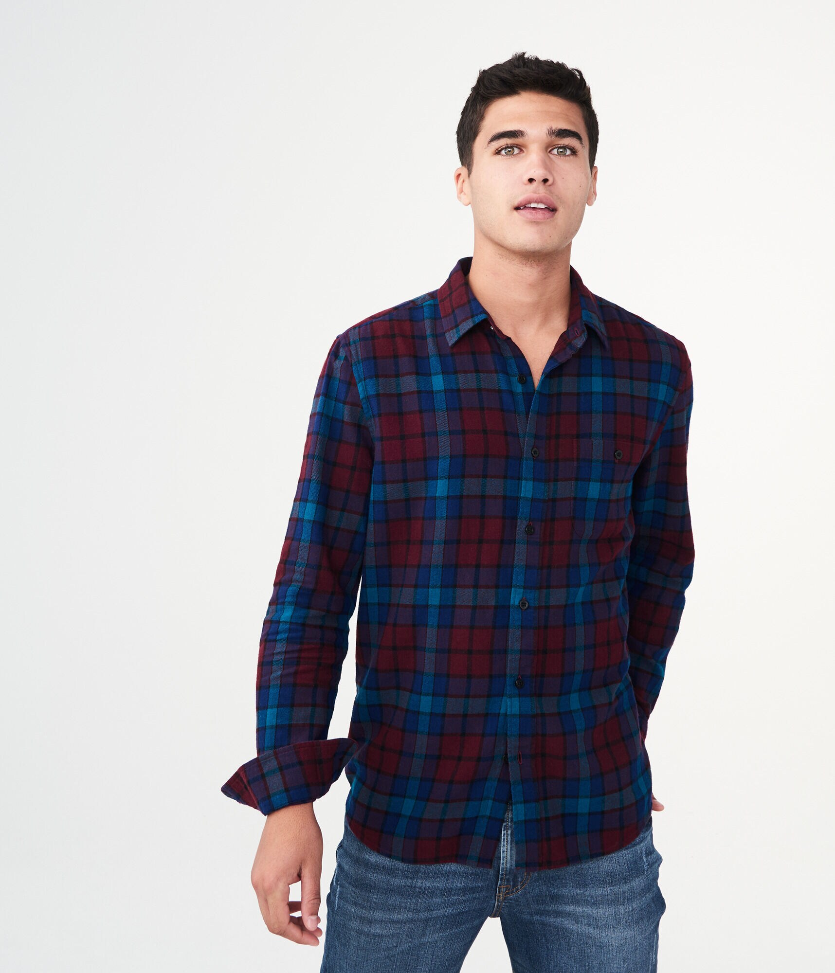 Aeropostale flannel clearance