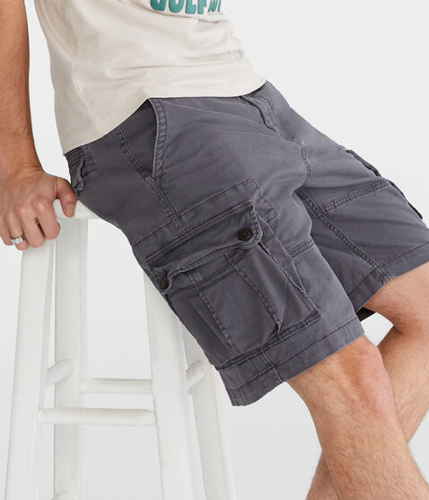 Stretch Twill Cargo Shorts 10"