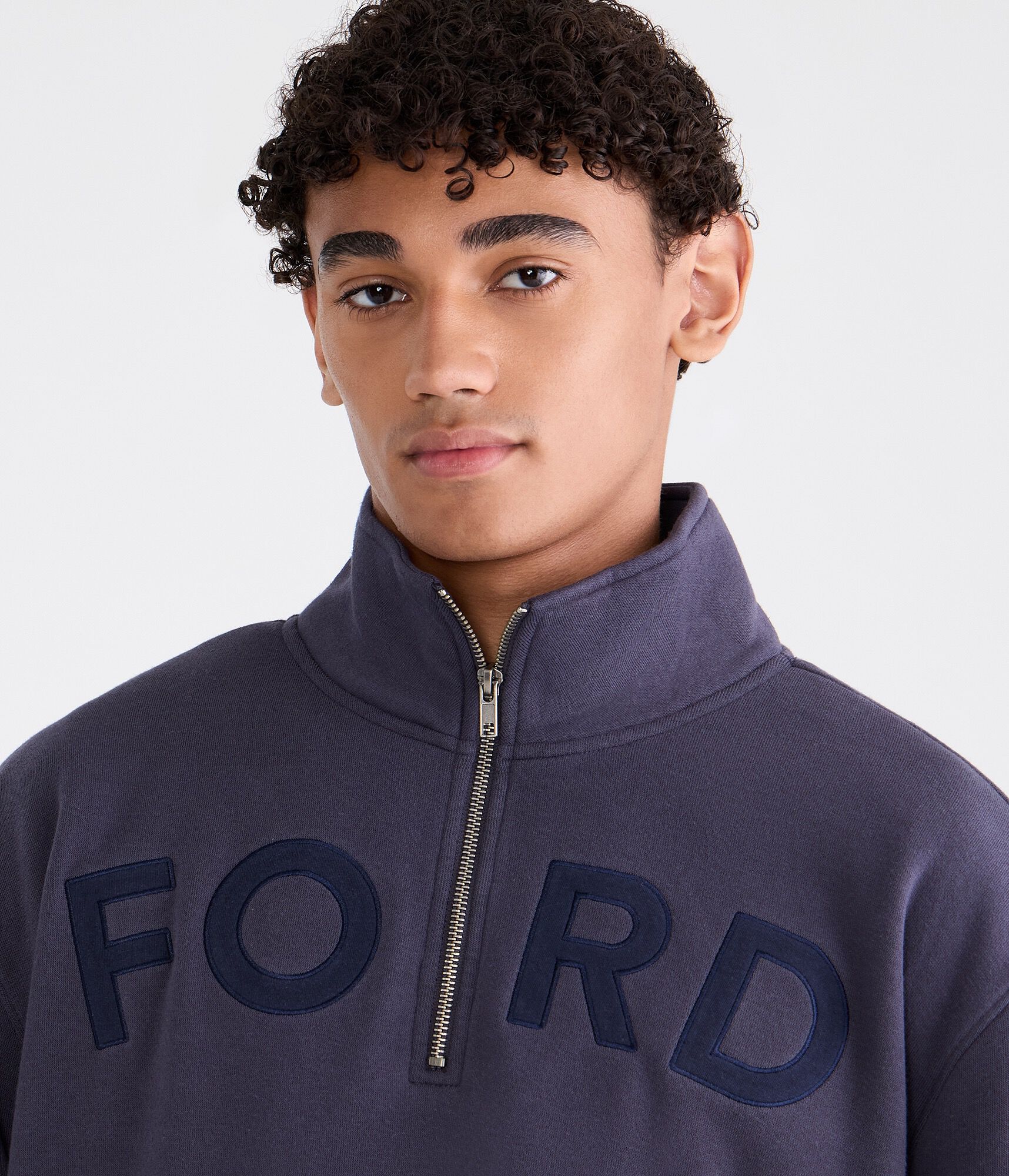 Ford Patches Quarter-Zip Sweatshirt