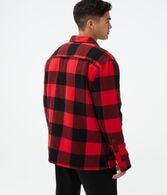 Buffalo Plaid Sherpa-Lined Shacket