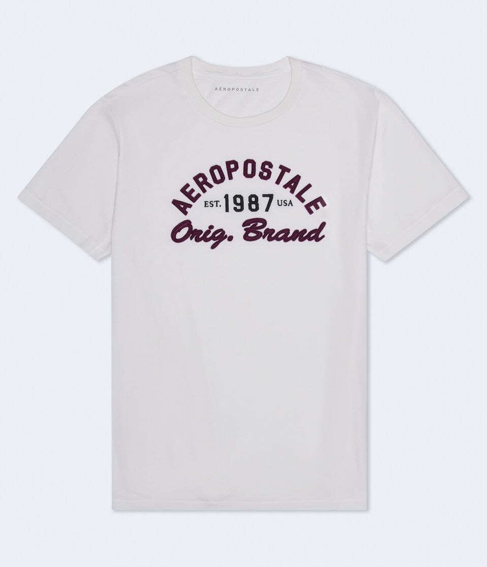 Aeropostale 1987 Appliqué Graphic Tee
