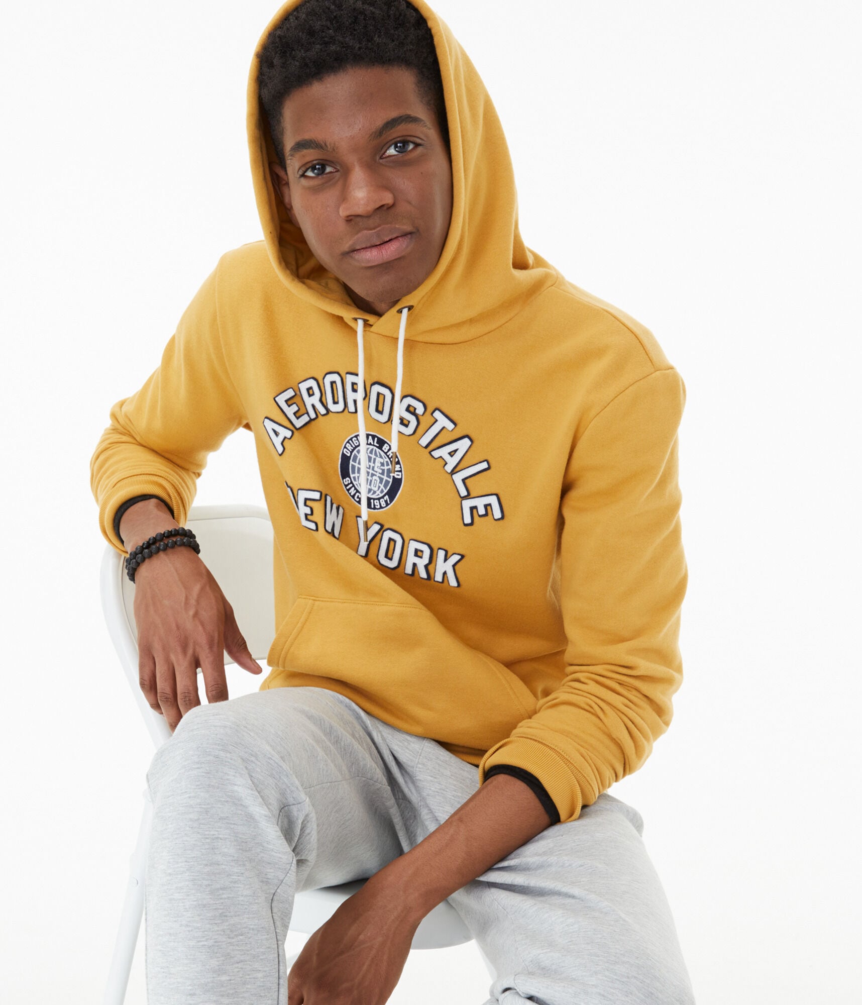 Aeropostale yellow hoodie clearance
