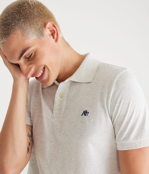 A87 Logo Jersey Polo A87 Logo Jersey Polo
