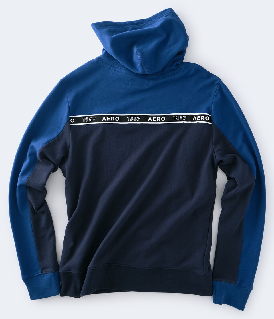 Sweat à capuche polaire Aeropostale homme grand logo Sweat à capuche polaire Aeropostale homme grand logo