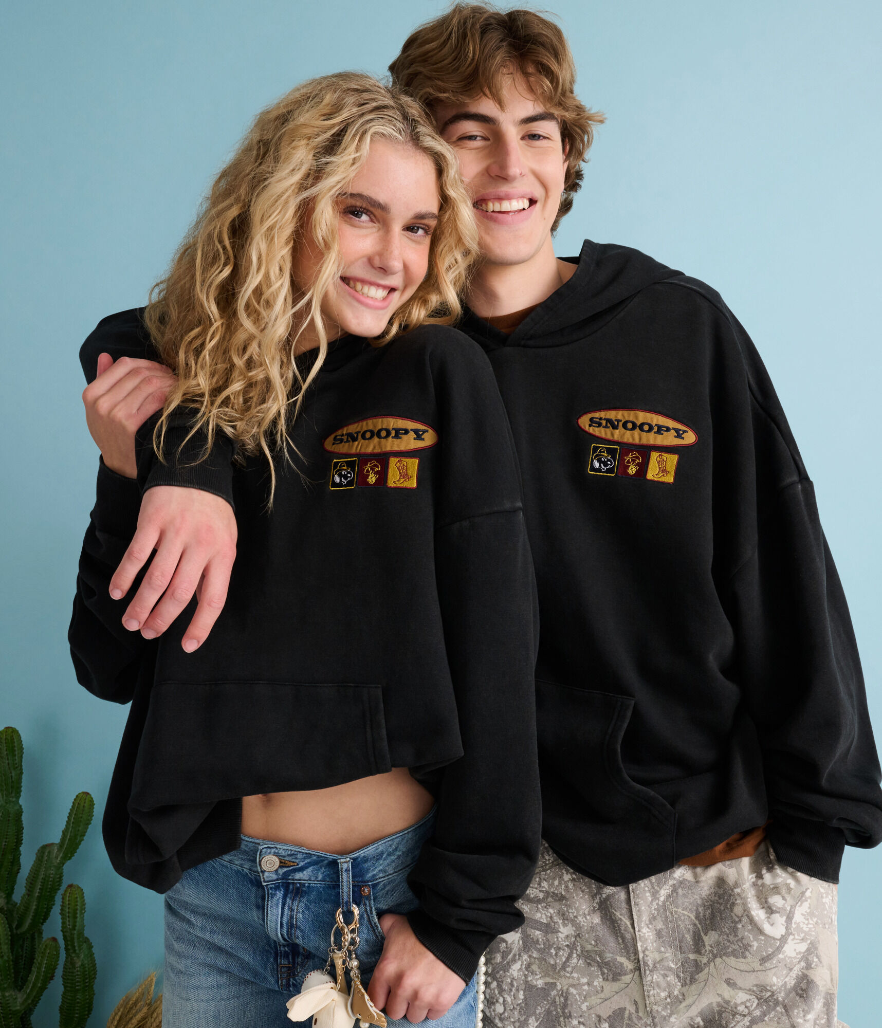 Peanuts® | Aéropostale Western Snoopy Cowboy Boot Pullover Hoodie