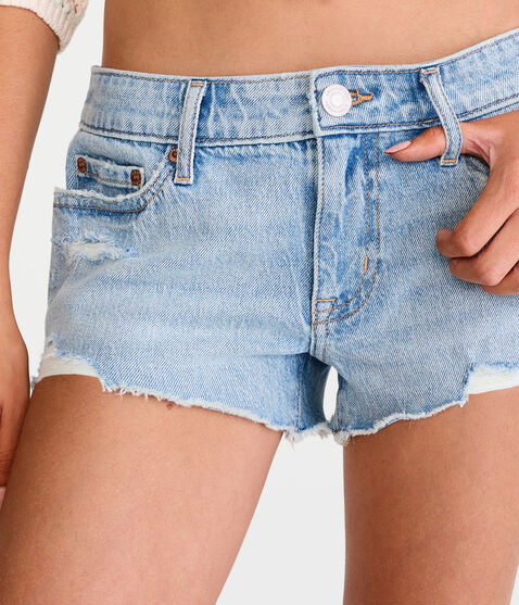 Vintage Low-Rise Denim Shorty Shorts Vintage Low-Rise Denim Shorty Shorts