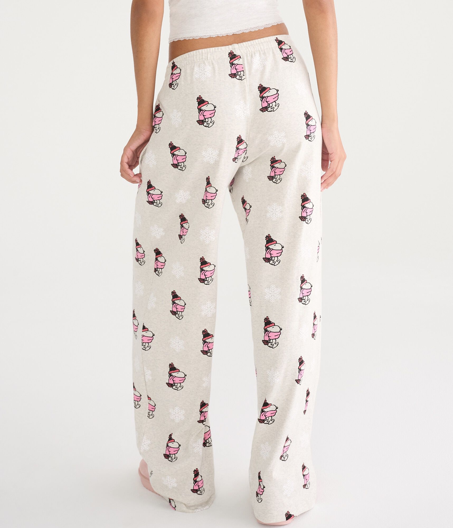 Snoopy Scarf Knit Sleep Pants