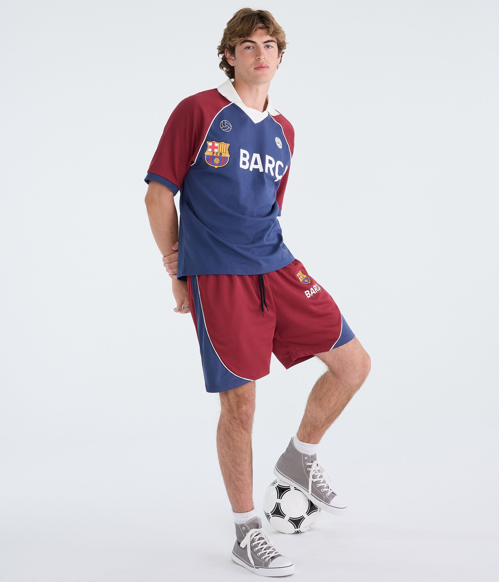 FC Barcelona Crest Mesh Shorts