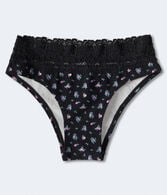 Floral Lace-Trim Cheeky