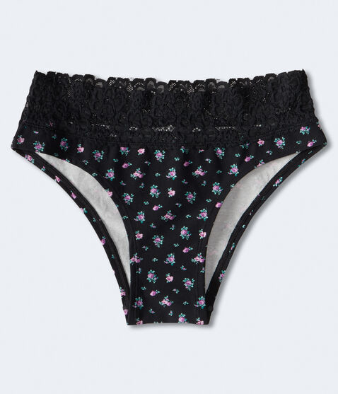 Floral Lace-Trim Cheeky Floral Lace-Trim Cheeky