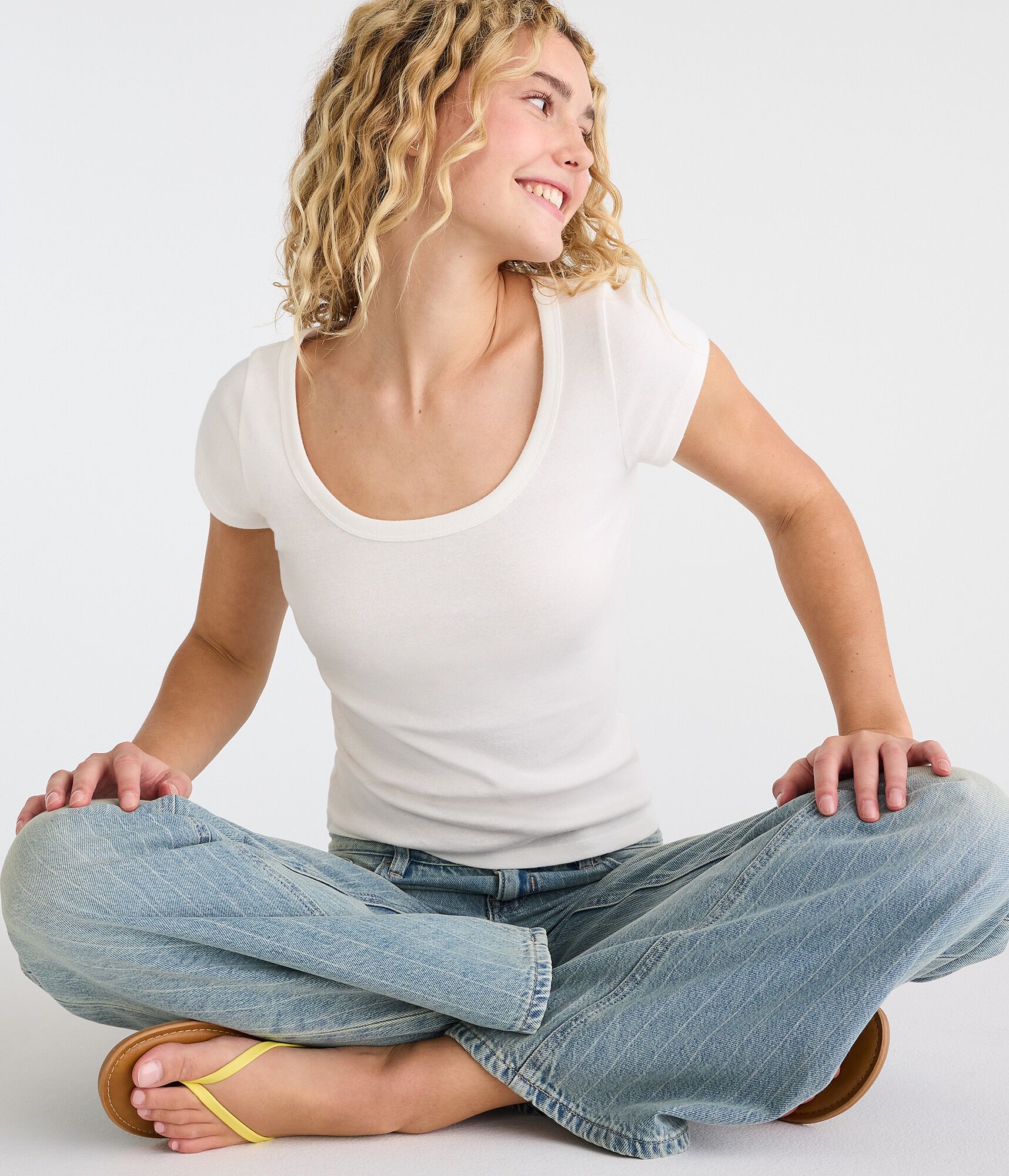 Seriously Soft Scoop-Neck Tee