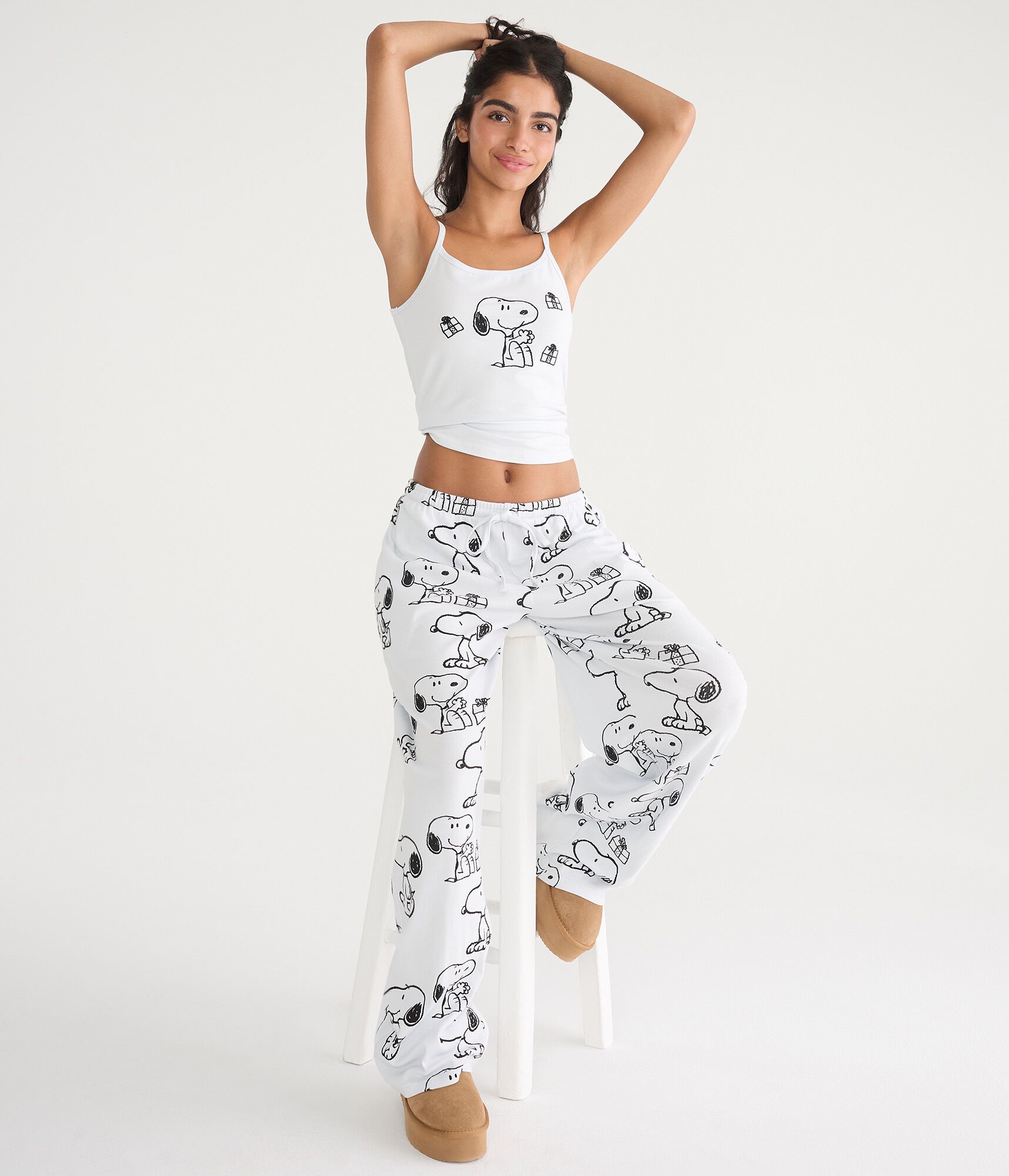 Snoopy Christmas Presents Sleep Tank
