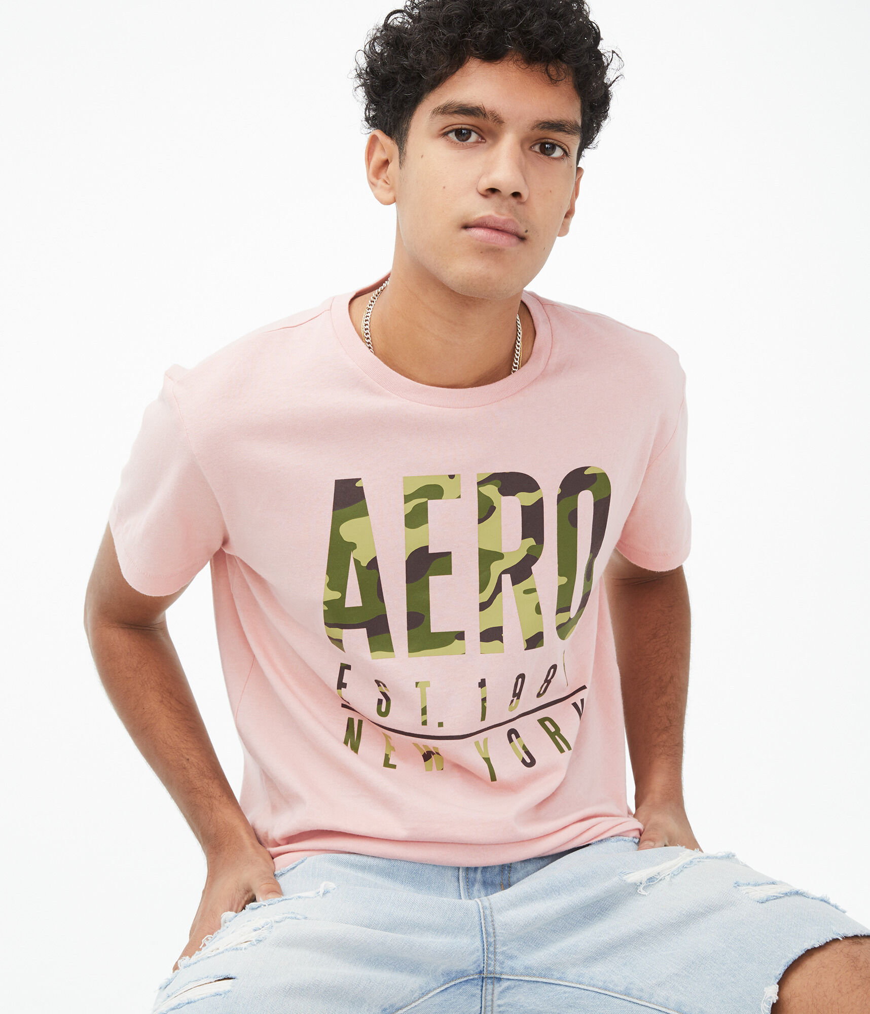 Camo Logo Graphic Tee