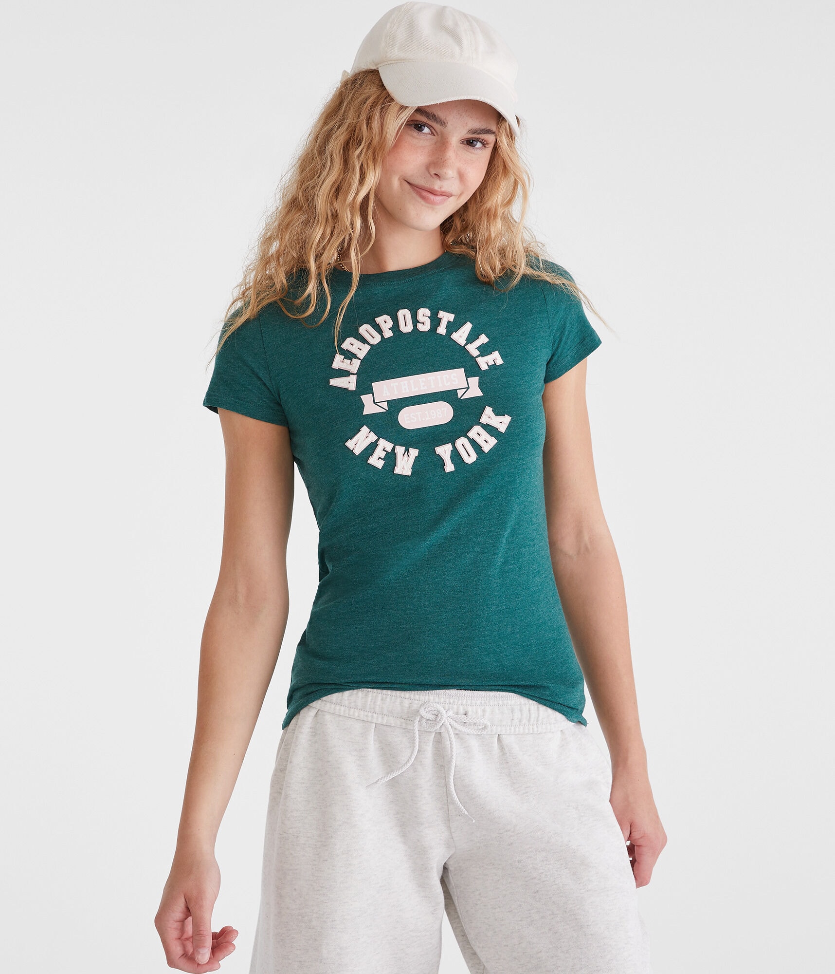 Aeropostale New York Appliqu&amp;eacute; Graphic Tee