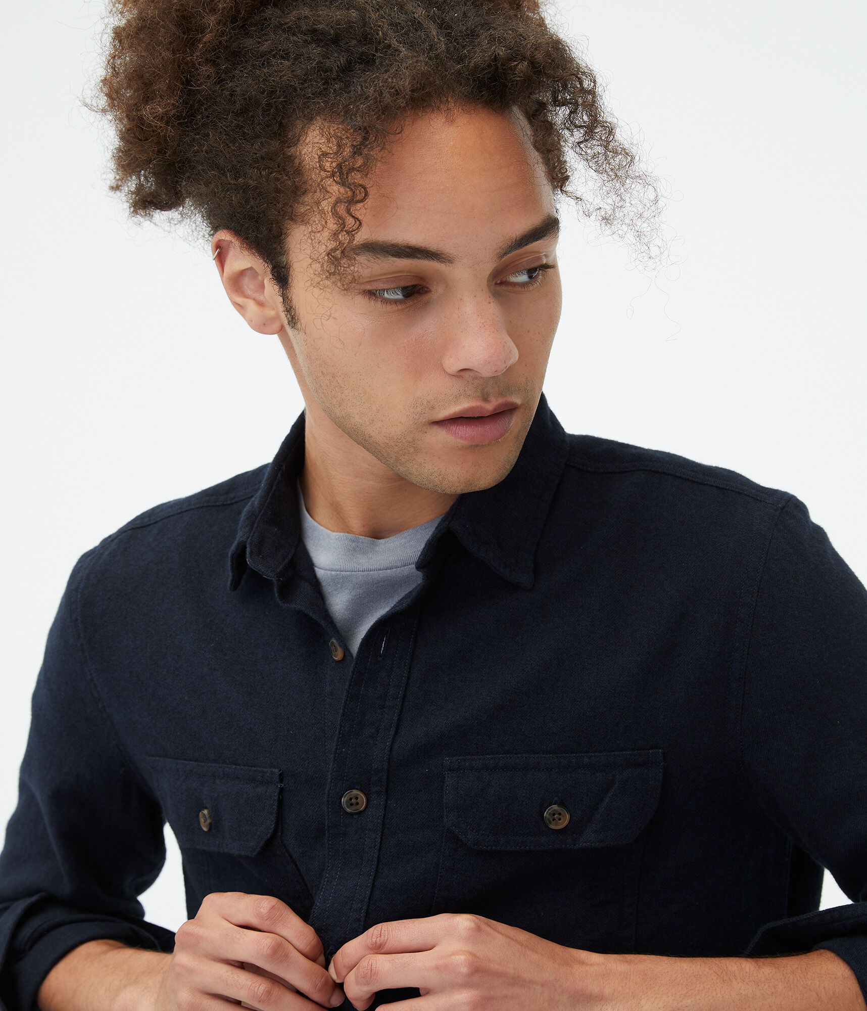 Long Sleeve Flannel Workwear Shirt