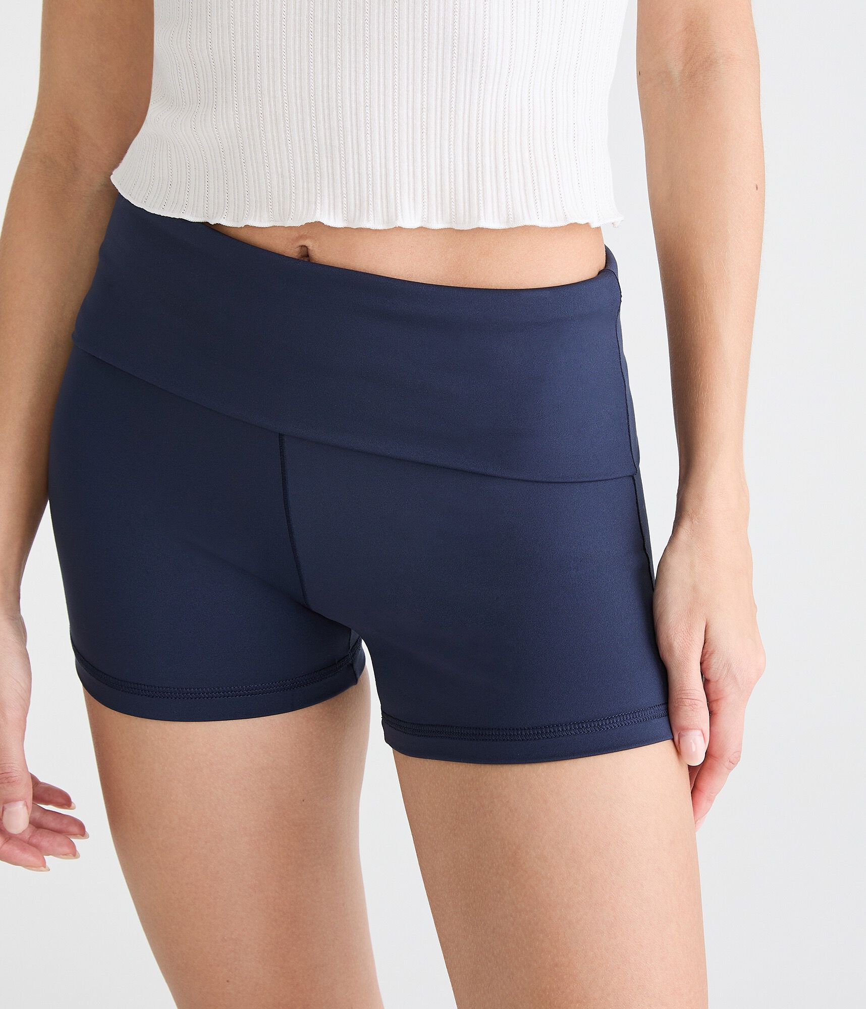 Buttery Soft Fold-Over Booty Shorts