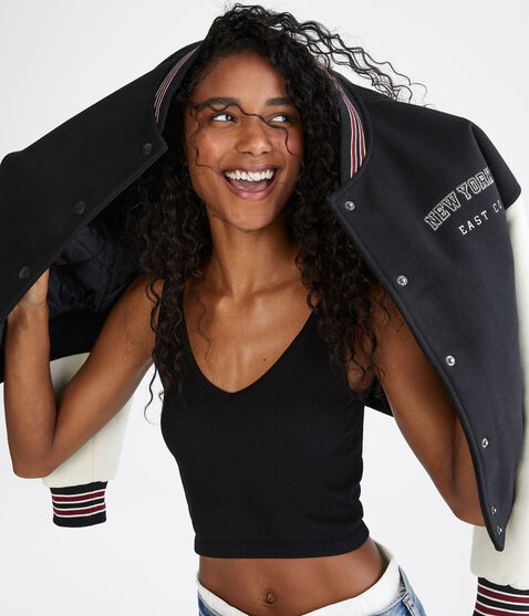 New York City Varsity Bomber Jacket New York City Varsity Bomber Jacket