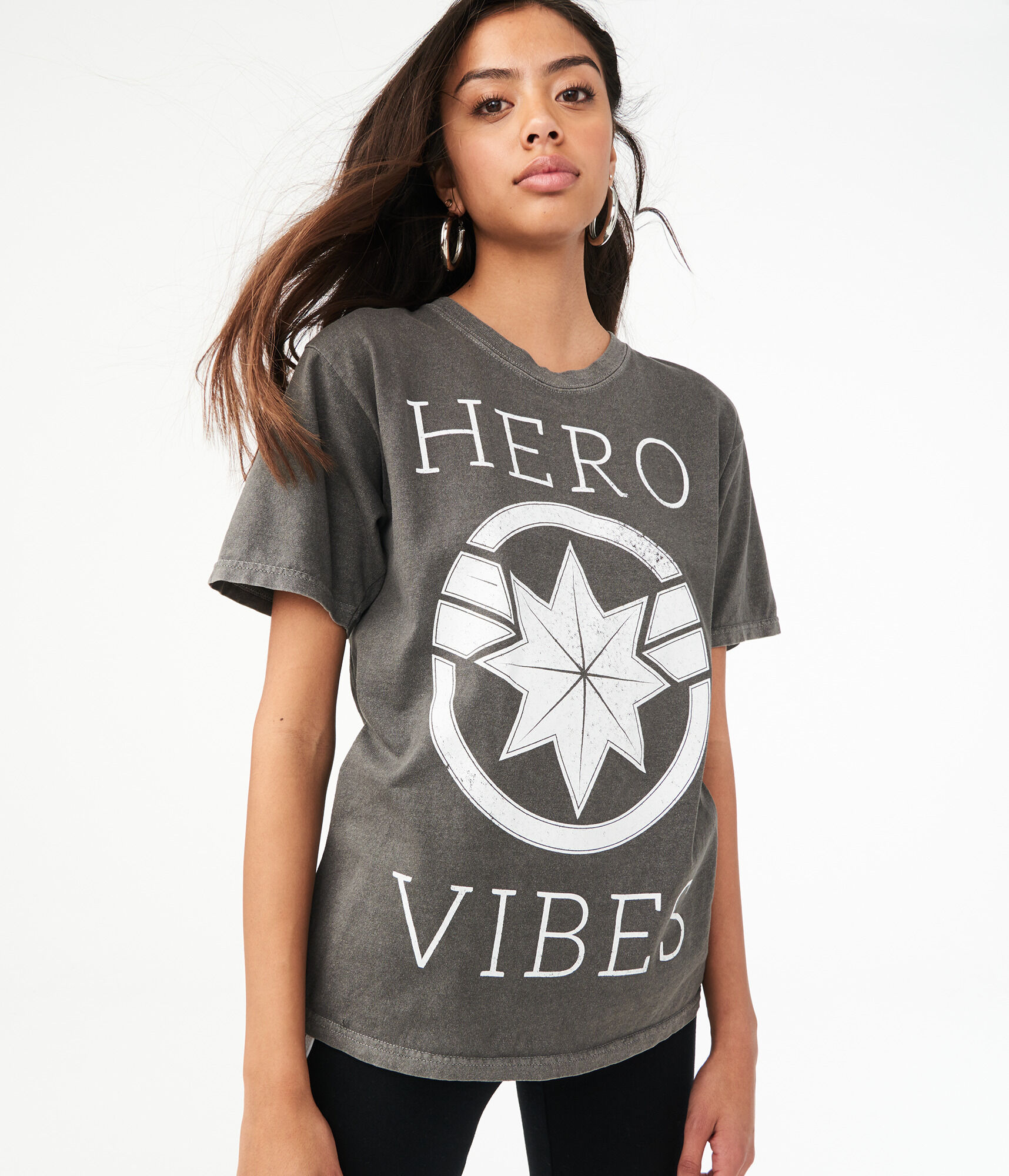 Captain Marvel Hero Vibes Graphic Tee