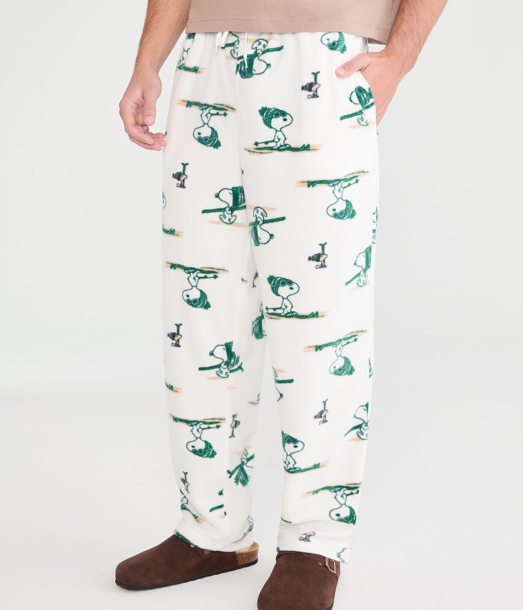 Snoopy Ski Trip Polyfleece Sleep Pants