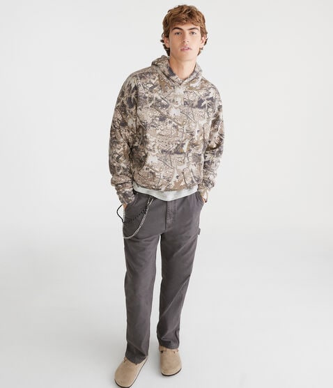 Forest Camo Boxy Pullover Hoodie Forest Camo Boxy Pullover Hoodie