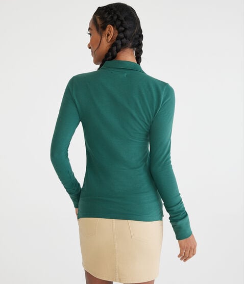 Long Sleeve Uniform Piqué Polo Long Sleeve Uniform Piqué Polo