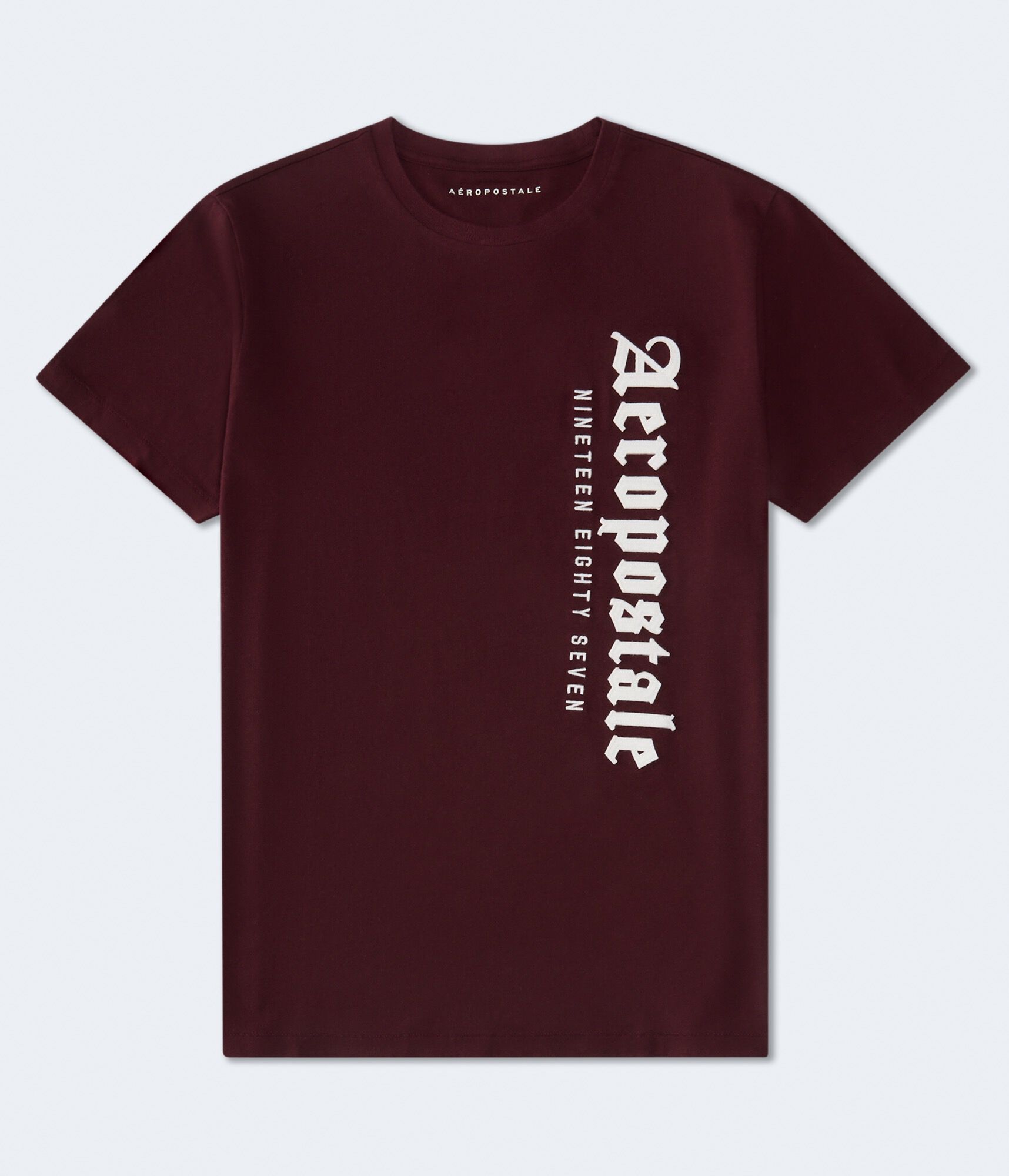 Vertical Aeropostale Appliqu&eacute; Graphic Tee
