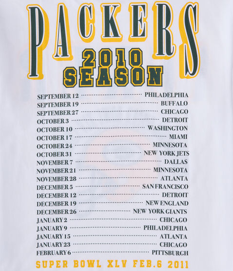 Green Bay Packers Super Bowl Boxy Graphic Tee Green Bay Packers Super Bowl Boxy Graphic Tee