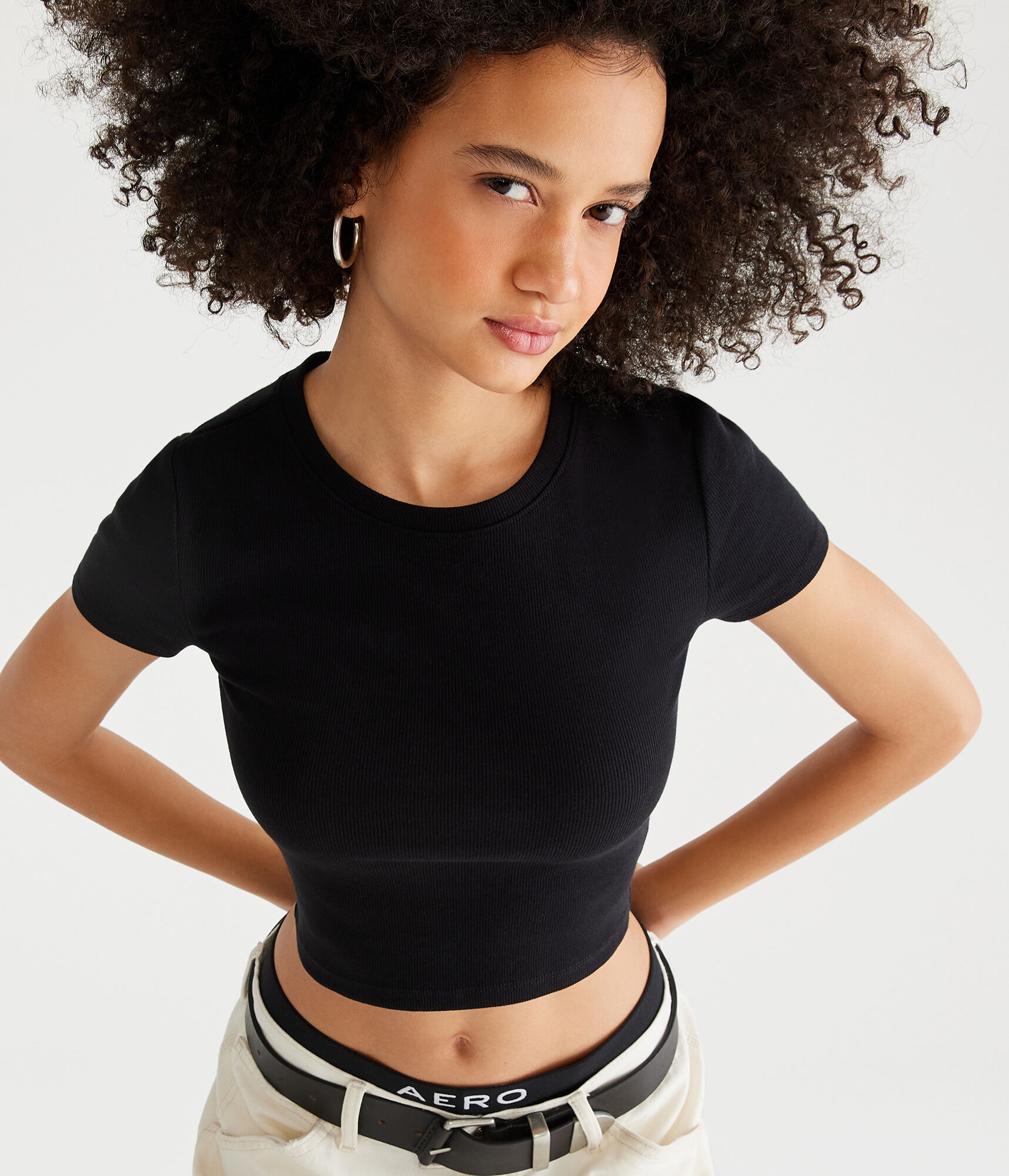 Seriously Soft Cropped Crew Baby Tee