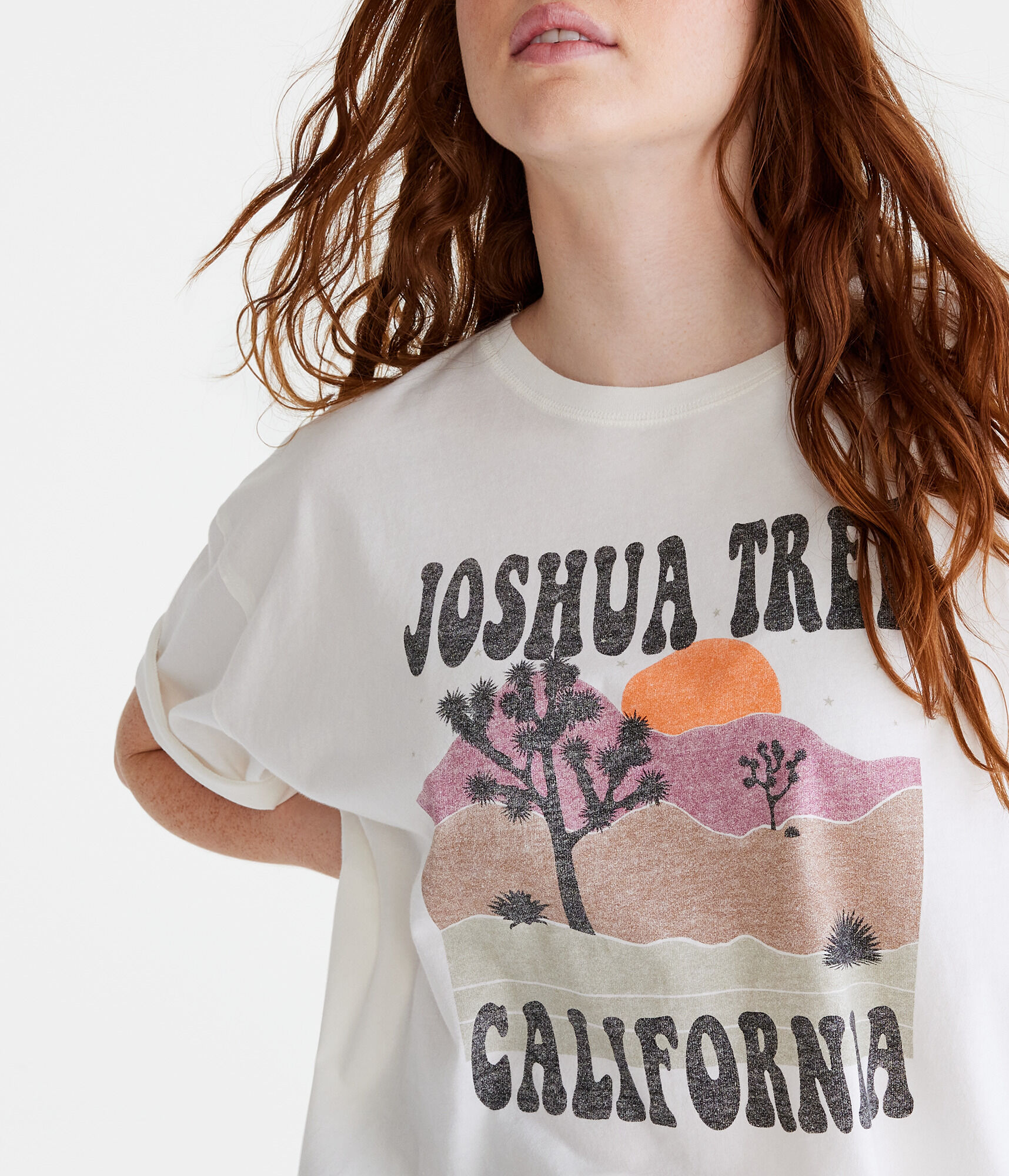 Joshua Tree California Boyfriend Graphic Tee