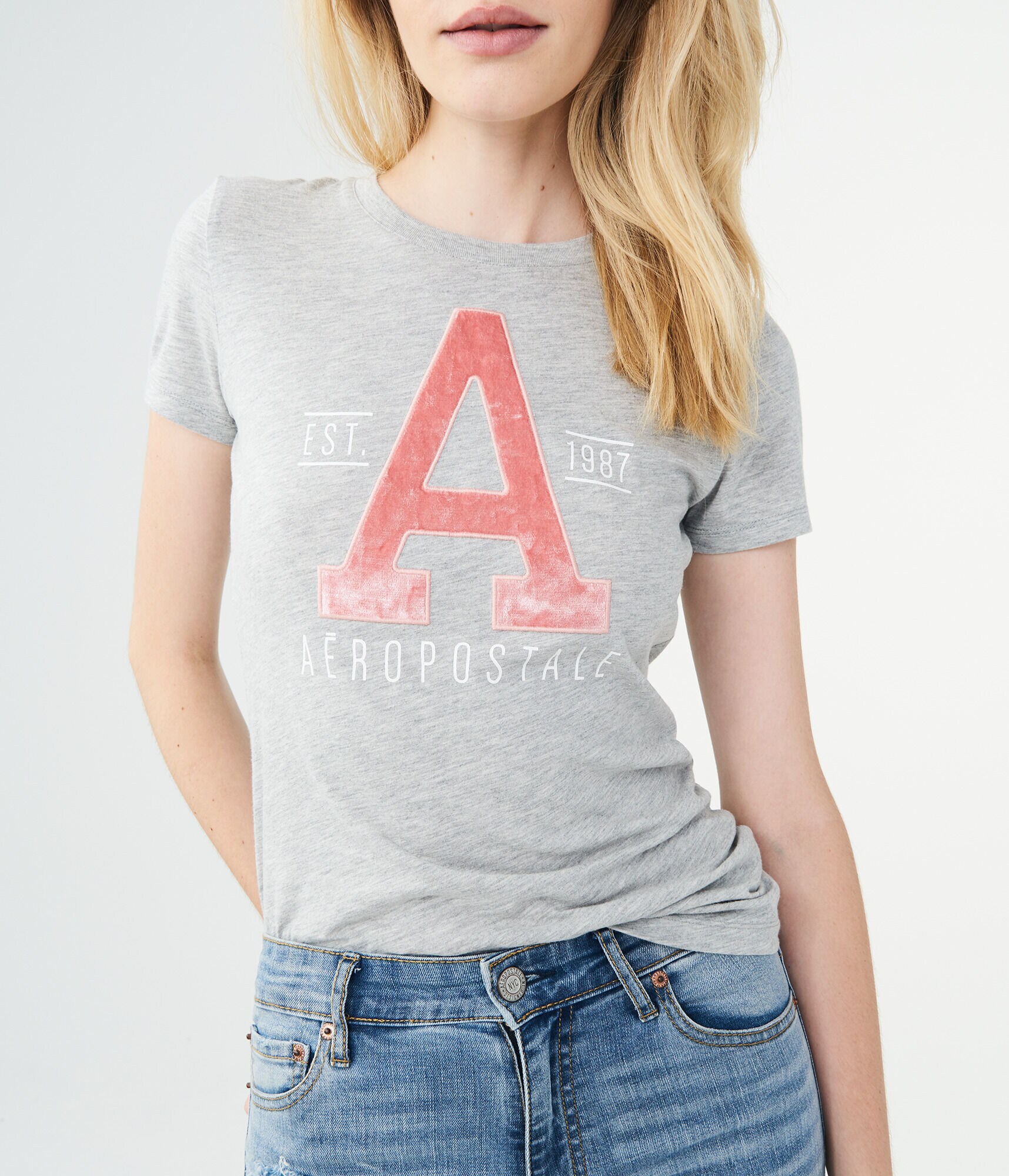 Velvet "A" Aeropostale Graphic Tee