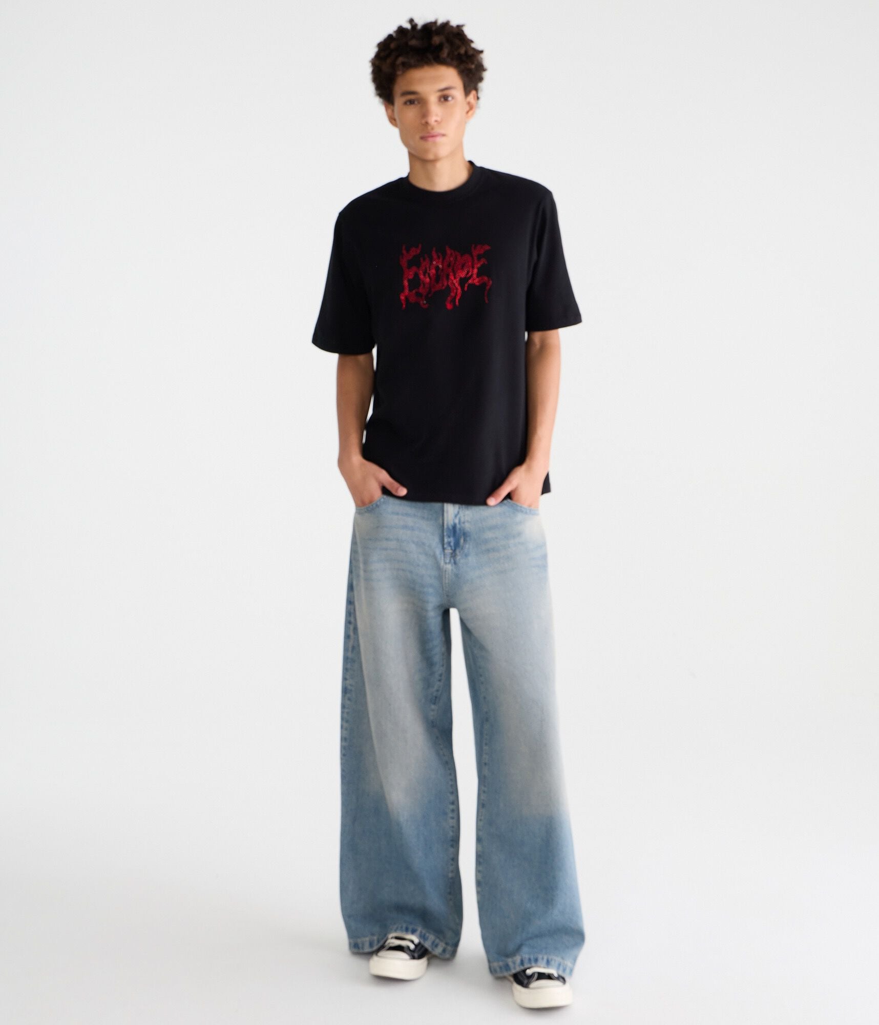 Rhinestone Escape Skull Graphic Tee