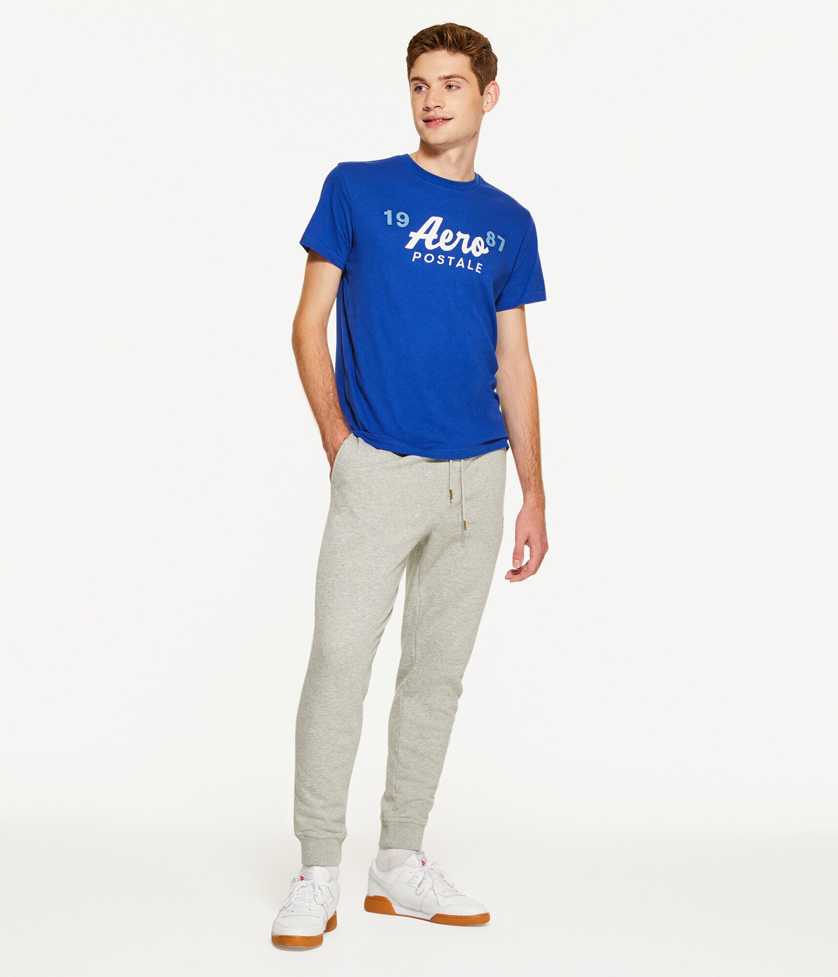 Aeropostale 1987 Logo Appliqu&eacute; Graphic Tee