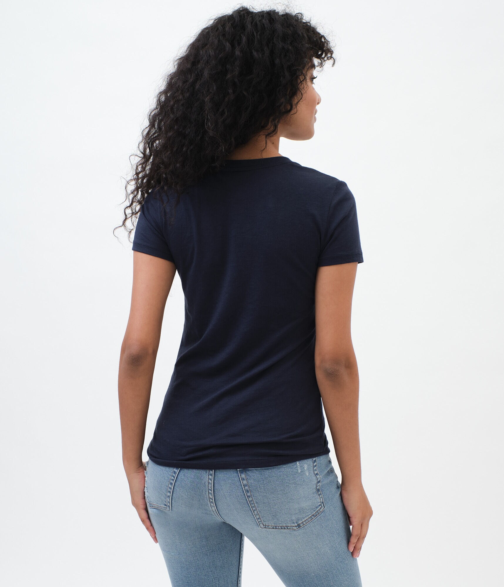 Flocked Flowers Graphic Tee